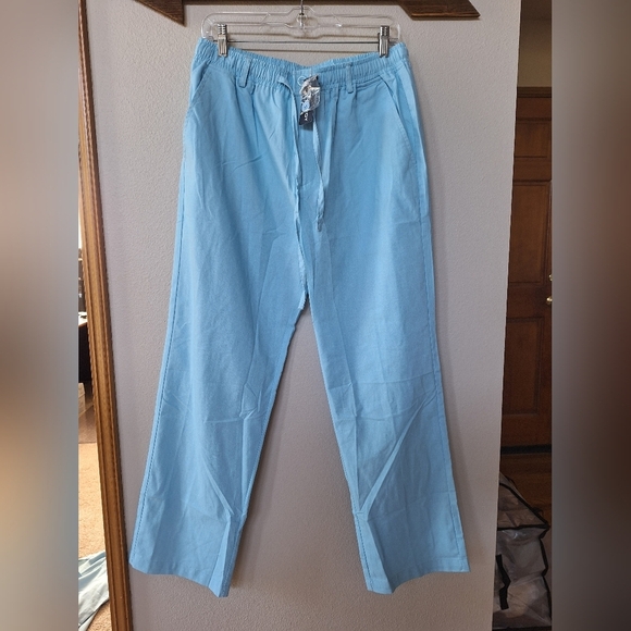 NWT COOFANDY Mens 2 Piece Linen Blend Set. Tank/Trousers. Size M - Picture 7 of 12